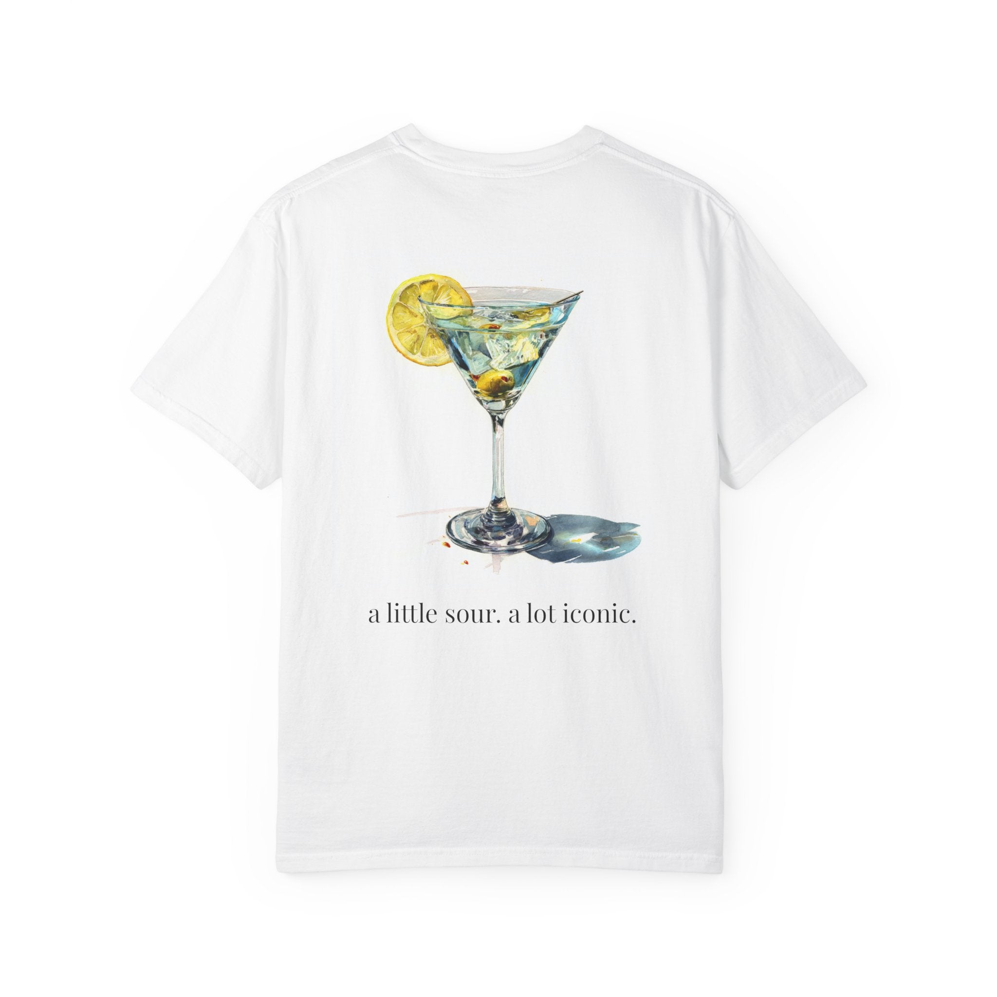 T-Shirt — “Delayed Gratification Club” Lemon Martini Graphic Tee
